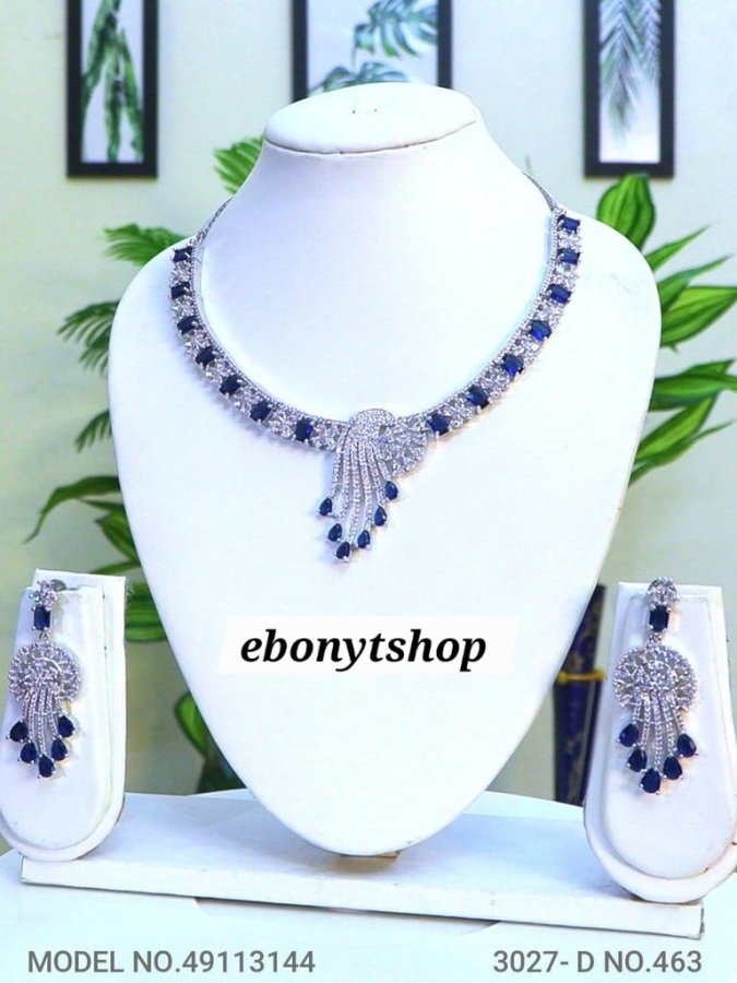 Sapphire Elegance Jewelry Set